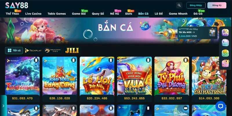 Đánh giá chất lượng dịch vụ tại Say88